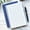 A5-dark blue multi-purpose coil notebook + Vertical (50 sheets/100 pages), variant on A5 Spiral Bound Grid Notebook - 100 Pages, Blue Texture Cover, Horizontal/Vertical Layout for Time Tracking, Accounting, Inventory Management & Activity Planning, Notebooks for Schoo