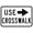 Color 4009, variant on Use Crosswalk (Plaque) Sign Regulatory Traffic Signs Metal Sign Tin Sign 12x16 Inch - Caution Safety Warning Security Signs Indoor & Outdoor Signs for Home, Office, Work