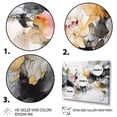 thumbnail image 3 of Designart "White And Grey Geometric Depths III" Modern Geometric Wall Art For Kitchen, 3 of 5