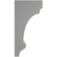 thumbnail image 2 of Ekena Millwork 5 1/2"W x 7"D x 14"H Diane Recessed Wood Vintage Decor Corbel, Pebble Grey, 2 of 6