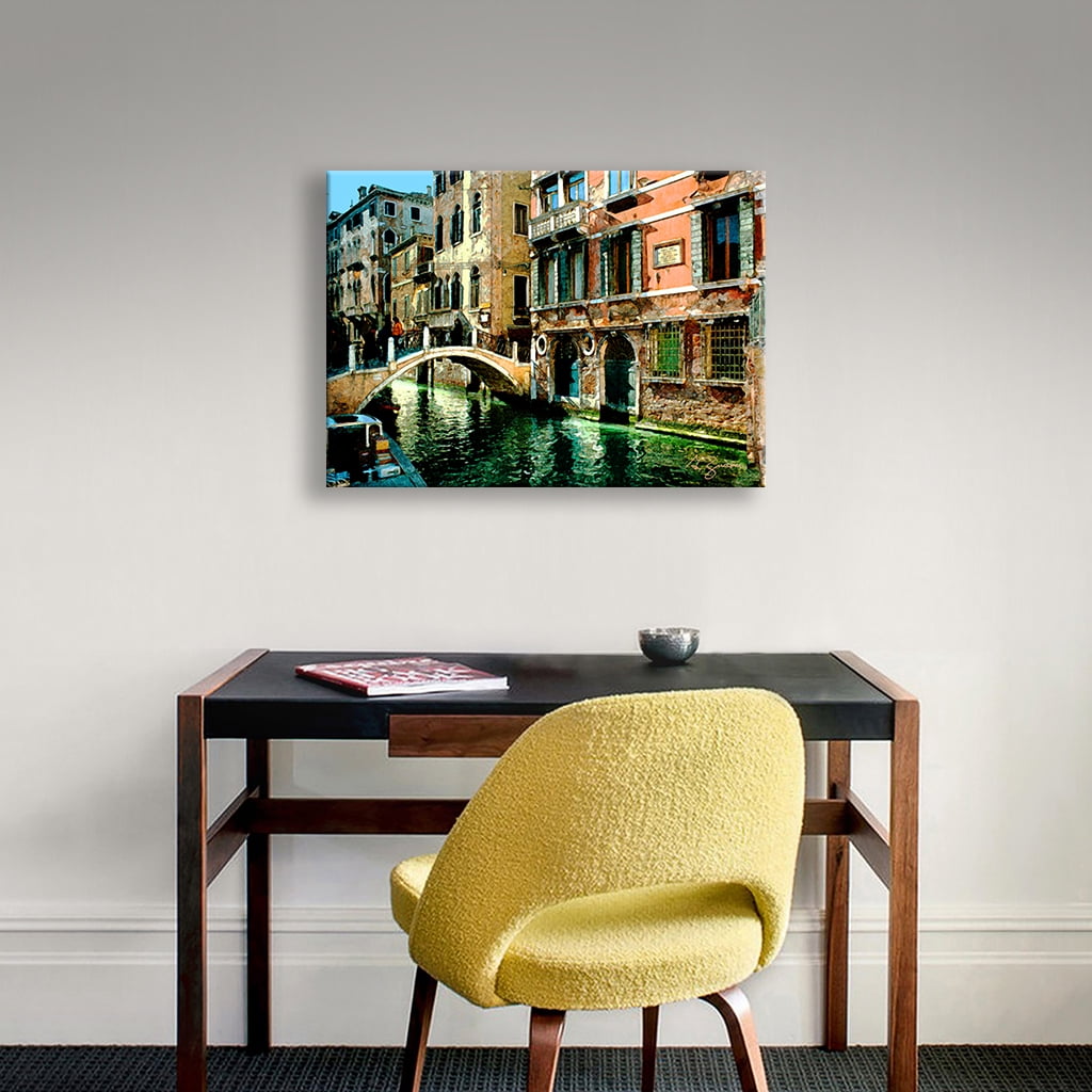 ArtWall George Zucconi Venice Canal Wall Art