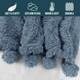 thumbnail image 4 of Pavilia Sherpa Blue Flannel Throw Blanket, 60” x 80”, 4 of 7