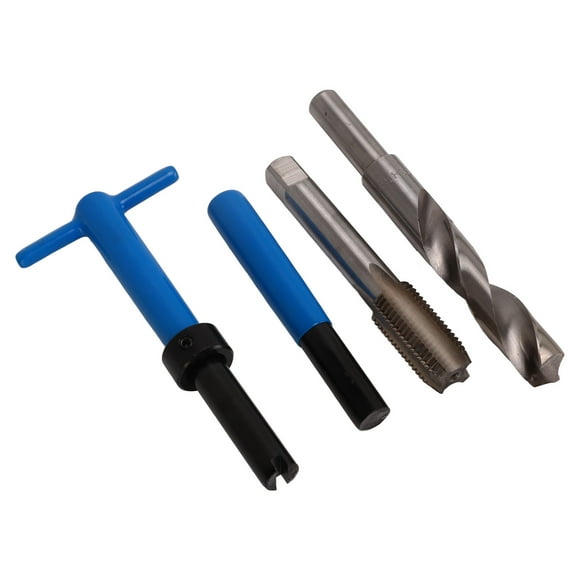 Qiilu Trousse d'Outils de Réparation de Fils avec Boîte de Rangement Outils de Remontage Automobile pour Restaurer les Fils Usés