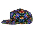 thumbnail image 4 of Uemuo Colorful Floral Pattern Women's Baseball Cap,Straight Brim Hat,Golf Dad Hat,Travel Hat,Sun Protection Cap,Everyday Accessory, 4 of 9