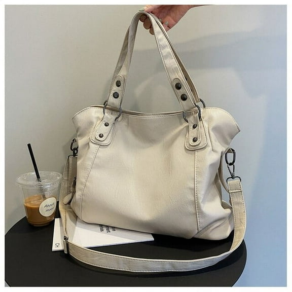 JUYGO Female Trend Handbag Large Capacity Shoulder Bags Big Stylsih Tote Bag Lady Soft Leather Hobos Messenger Bags Women Shopper Bag