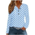thumbnail image 1 of Hauts à Manches Longues pour Femmes Femme Hauts à Manches Longues Chemises pour Femmes Hauts à Manches Longues pour Femmes Tendance Hauts Courts à Manches Longues pour Femmes Vêtements pour Femmes, 1 of 5