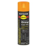 Rust-Oleum Rust Preventative,Fluorescent Orng,14oz 2255838