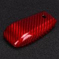 thumbnail image 2 of Coque de Clé en Fibre de Carbone, Fibre de Carbone Rouge Télécommande Clé Boîtier Télécommande Clé Couverture Innovation Moderne, 2 of 5