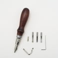 thumbnail image 3 of LEEYNEER 1 Set Leather Working Tools Leather Tooling Kit Leather Tools Craft Kits, 3 of 6