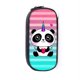 thumbnail image 3 of Estuche para lápices con estampado de panda para mujer, estuche para cosméticos con dibujos de panda rojo, estuche informal para lápices para adolescentes, niños y niñas, útiles escolares, 3 of 5
