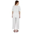thumbnail image 4 of Inkmeso Ensemble de Pyjama à Manches Courtes pour Femmes T-Shirt Henley & Ensemble de Pyjama, 4 of 7