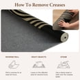 thumbnail image 7 of UERMEI 8'x10' Easy Jute Area Rug, Large Washable Living Room Rug, Rainbow Indoor Outdoor Carpet, Modern Geometric Farmhouse Checkered Non Slip Black Carpet for Dining Room Apartment,Black, 7 of 7