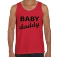 thumbnail image 1 of Awkward Styles Men's Baby Daddy Cool Graphic Tank Tops Father To Be New Dad Father's Day Gift, 1 of 4
