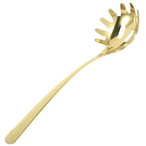 TABLZONE Golden Stainless Steel Noodle Spaghetti Server Multi Purpose Pasta Utensil