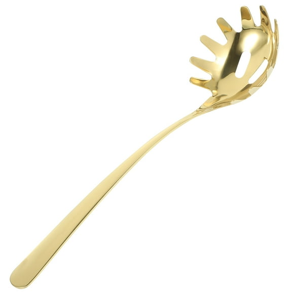TABLZONE Golden Stainless Steel Noodle Spaghetti Server Multi Purpose Pasta Utensil