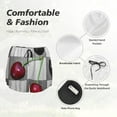 thumbnail image 6 of Picia Cherries laid Pattern Women's 2 in 1 Athletic Running Shorts High Waisted Workout Casual Gym Sweat Shorts with Comfy Liner Zipper Pockets-XX-Large, 6 of 9