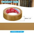 thumbnail image 2 of 1.2"x0.007" Bookbinding Tape, 22 Yard Cloth Bookbinding Repair Tape Book Binding Tape Self Adhesive for Repairing Old Books, Brown, 2 of 5