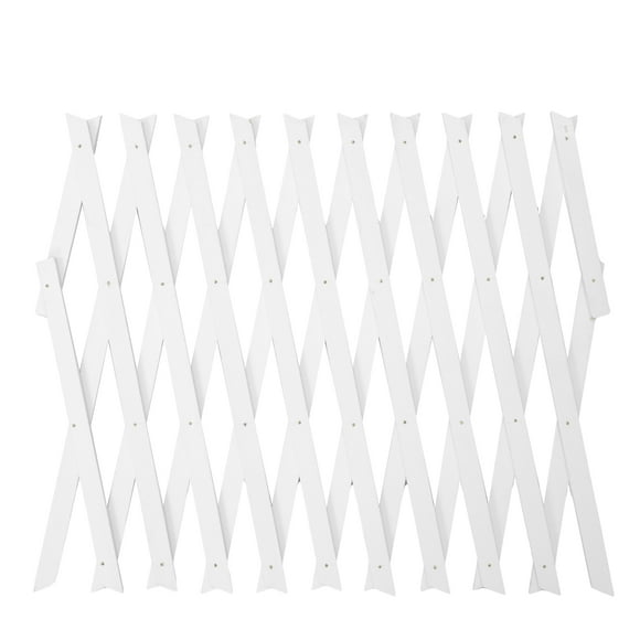 MOVTOTOP 1Pack Garden Fence Lattice Panels Expandable Adjustable Length for Homeowners 15.7x15.7in