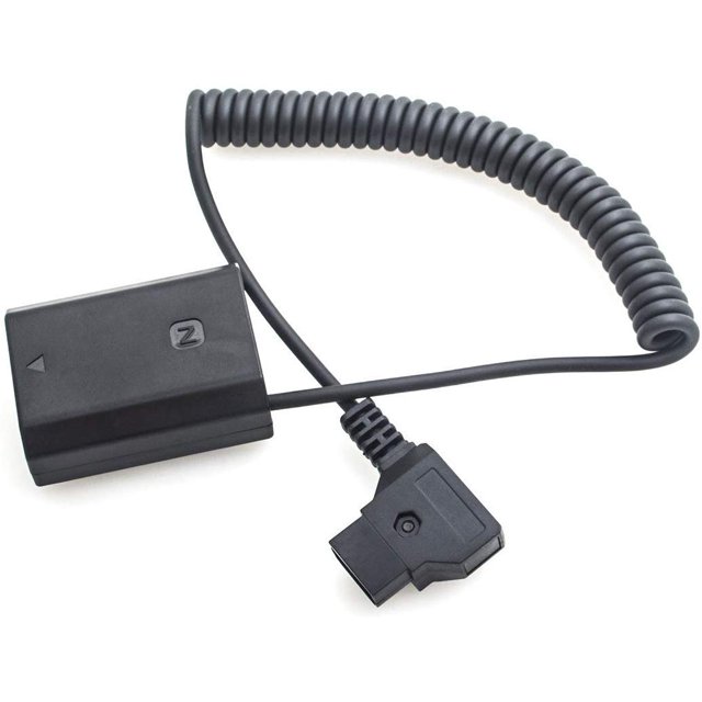 Foto4easy Cable adaptador de corriente extensible NP-FZ100 Batería ficticia a conector D-Tap Adaptador para cámara digital Sony A6600 A7III A7RIII A7SIII A7RM4 A9 ILCE-9 II
