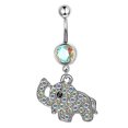 thumbnail image 1 of Cherry Pendant Belly Button Ring Drop Dangle Body Belly Piercing Fruit Belly Button Nails Belly Navel Rings Button Rings ZR, 1 of 7