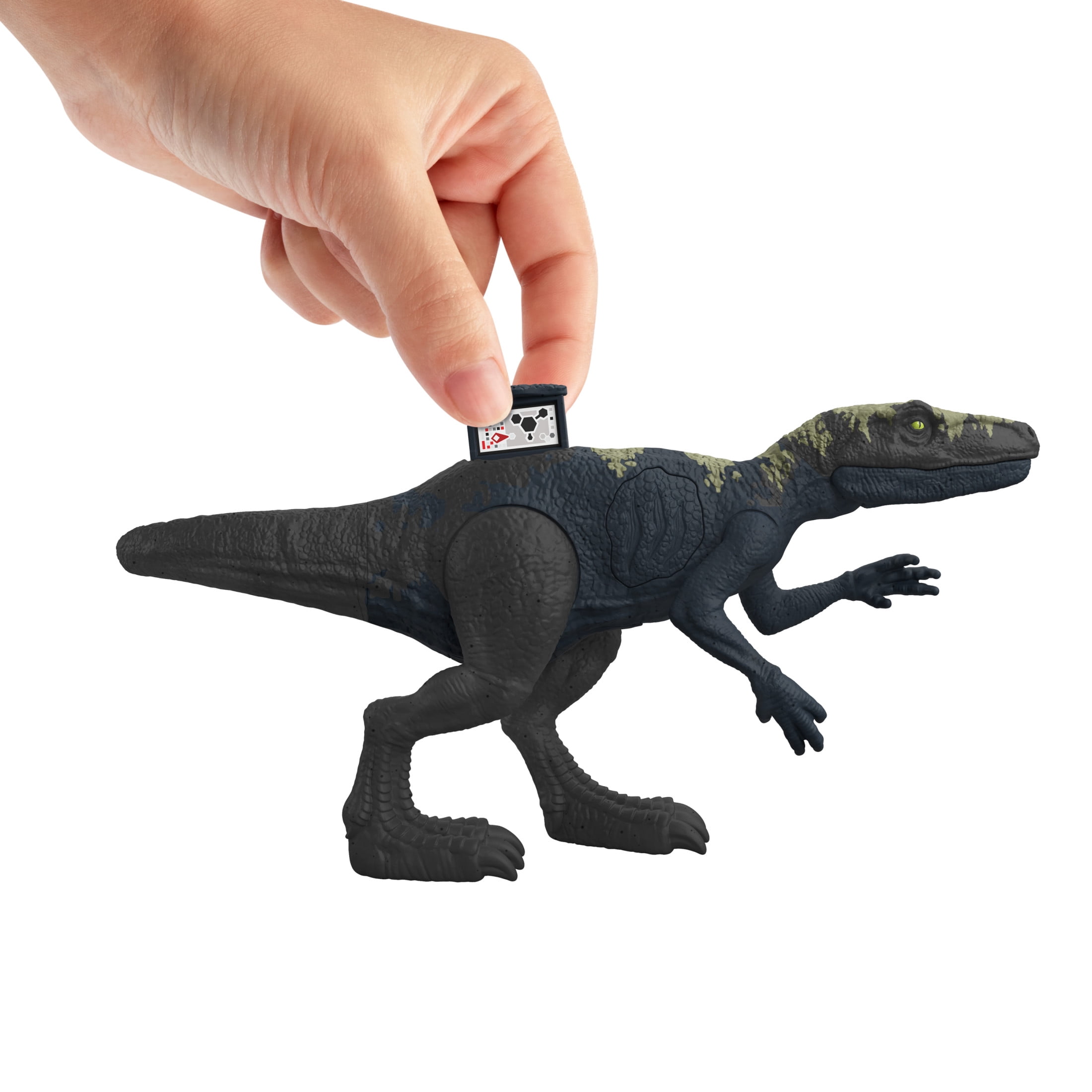 Jurassic World Epic Attack Herrerasaurus Dinosaur Toy Figure with Damage, Lights & Sounds
