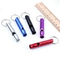 thumbnail image 3 of 12 pcs  Aluminum Alloy Multifunction Whistle Mini Emergency Hiking Camping Survival Whistle（random color）, 3 of 7