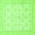 thumbnail image 1 of Ahgly Company Indoor Square Oriental Green Traditional Area Rugs, 3' Square, 1 of 4
