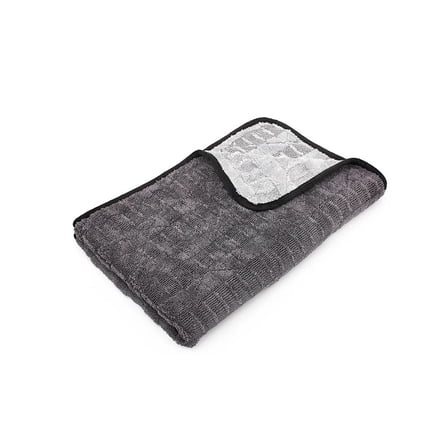 The Rag Company 11212-GAUNTLET-WHEEL-GRY 12x12 Hybrid Twist WHEEL Towel GREY