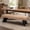 Khaki PU, variant on Christopher Knight Home 63" Modern PU Upholstered Bench with Black Stylish Curved Legs, Khaki