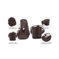 thumbnail image 4 of BLISSFUL STEP Bead Chunky Heels Slip on Slide Sandals for Women Coffee (Size 9), 4 of 7