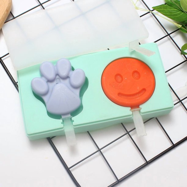 Molde de helado de dibujos animados DIY - Divertido fabricante de paletas for niños - Moldes de helado caseros for niños