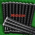 thumbnail image 1 of 13PCS Premium Rubber Golf Grips - Non-Slip Design for Enhanced Control & Durability Black Midsize, 1 of 6