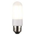 thumbnail image 2 of 8W 120v T10 LED Frosted E26 4000K High Lumen Tubular Bulb Carded - 60w equiv, 2 of 5