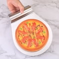 thumbnail image 4 of Inteprter Bandeja plateada para Pizza apta para lavavajillas, amplia aplicación, gran capacidad, mango cómodo, fácil de limpiar Herramientas y accesorios para hornear Como se muestra S, 4 of 6
