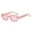 Pink, variant on Only Moment Aviator Sunglasses for Women Polyester Polarized UV400 Protection Lens Big Frame Fashion Glasses Trendy Stylish Shade Pink One Size