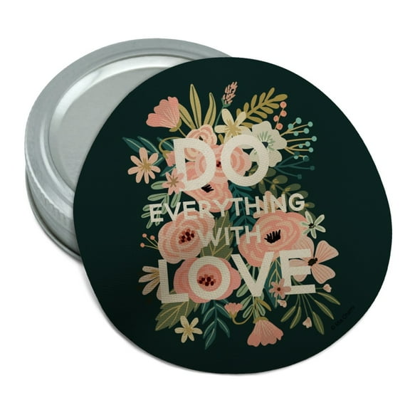 Do Everything With Love Round Rubber Non-Slip Jar Gripper Lid Opener