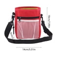 thumbnail image 3 of Fesfesfes Dog Treat Training Pouch Dog Treat Bag with Waist Shoulder Strap Bulk Convenient Pouch Drawstring Closure Holder Built-in Poop Bag Dispenser, 3 of 6