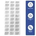 thumbnail image 2 of Miangastore Warning Sticker Roll Adhesive Material 500 Sheets 1.2x0.8in, 2 of 9