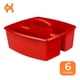 thumbnail image 1 of Set 6 Organizadores 2 Compartimentos Con Asa Rojo Storex, 1 of 5