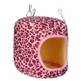 thumbnail image 3 of Machine Washable Hamster Hammock, Dark Color Hamster Hanging , Reusable Hedgehog For Squirrel Chinchilla Guinea Pig Pink Leopard, 3 of 8