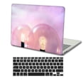 thumbnail image 4 of KSK KAISHEK Hard Shell Cover for Newest MacBook Pro 15"( Retina Display, 2019 2018 2017 2016) + Black Keyboard Cover Model A1707&A1990 Pink series 0334, 4 of 5