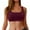 Purple, variant on Women's Racerback Sports Swim Bra High Neck Bikini Tops Nylon Spandex for Active Swimming