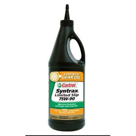 Castrol SYNTRAX Limited Slip 75W-90 Full Synthetic Gear Oil, 1 (Best 75w90 Synthetic Gear Oil)
