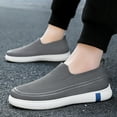 thumbnail image 2 of Shoes Men's Summer New Breathable Shoes A Stirrup Dad Shoes Men's Casual Shoes Fashion Comfortable Men's Shoes 7.5 Grey, 2 of 8