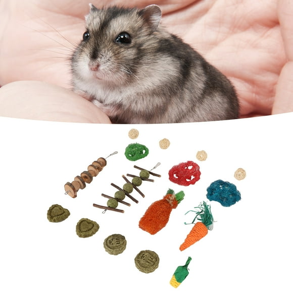 Rabbit Chew String Toys, Rabbit Chew Toys Rattan Balls Bite Resistant Safe for Teeth Grinding