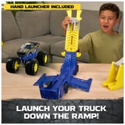 Monster Jam Launch & Load Launcher 2-in-1 Hauler Playset for Kids 3 and up