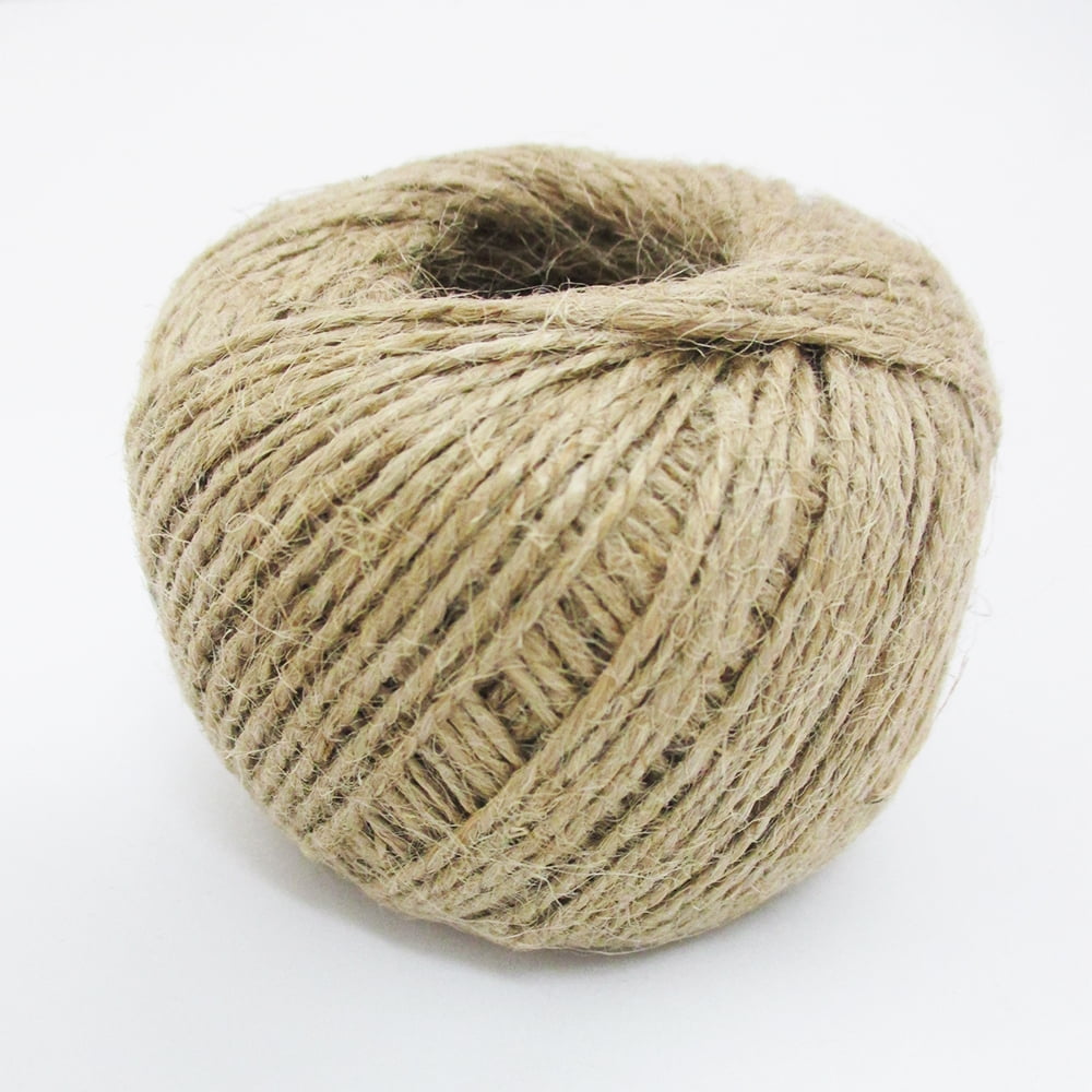 350' Feet Natural 2 Ply Twisted Jute Twine Rope Bird Parrot Toy Craft Parts Long 