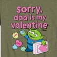 thumbnail image 3 of Toy Story - Sorry Dad My Valentine - Toddler And Youth Short Sleeve Graphic T-Shirt, 3 of 5