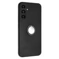 thumbnail image 1 of For Samsung Galaxy A56 Matte Case Ring Kickstand Soft TPU Phone Cover - Black, 1 of 5