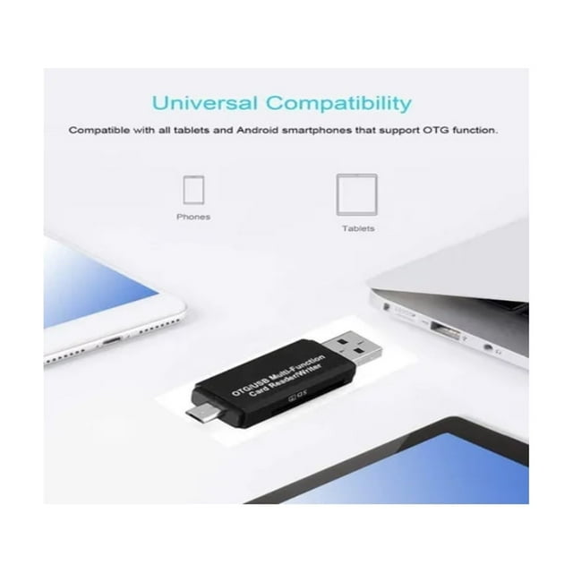 Adaptador USB 3.0 3 en 1, lector de tarjetas micro SD